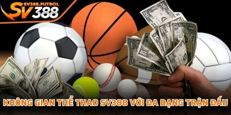 Không gian thể thao SV388 với đa dạng trận đấu và bộ môn